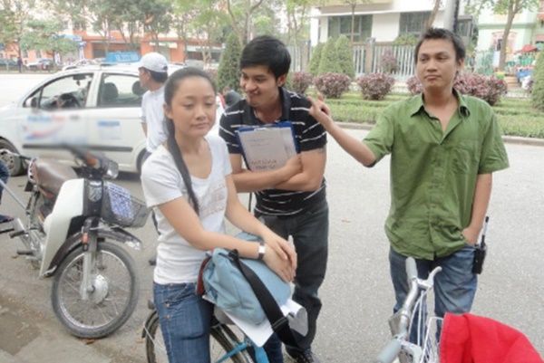 nhan sac xinh dep cua 4 nu mc vtv khi dong phim truyen hinh