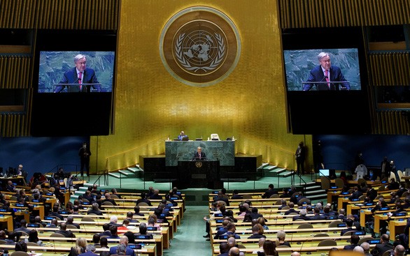 Toàn cảnh hậu trường phiên họp thứ 76 của Đại hội đồng Liên hợp quốc