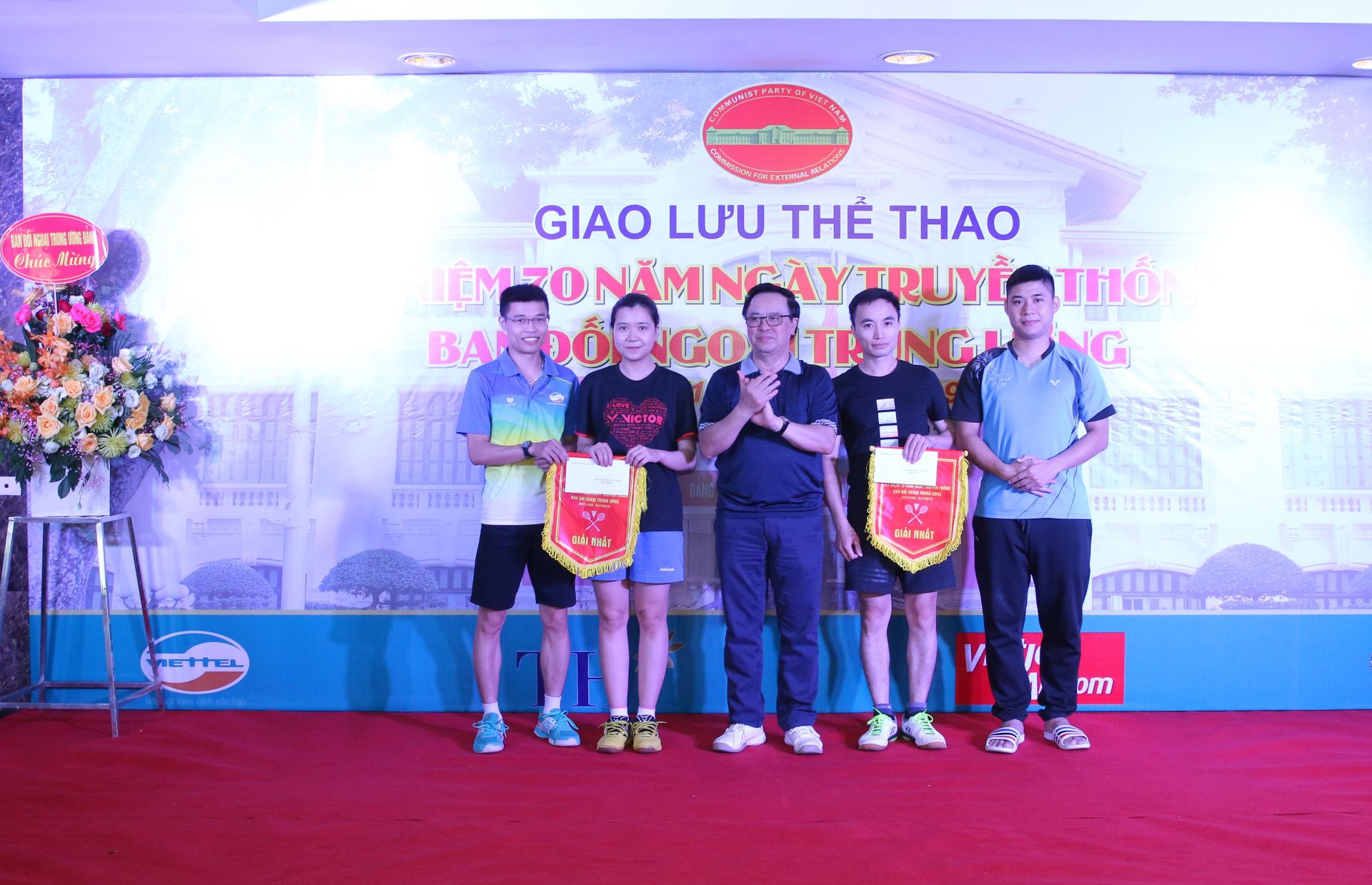 giao luu the thao chao mung 70 nam ngay truyen thong ban doi ngoai trung uong