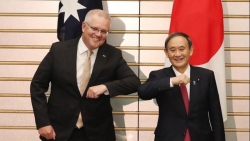 Nhật Bản-Australia cam kết tăng cường hợp tác nhóm Bộ tứ