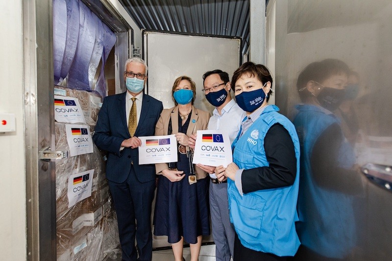 Việt Nam tiếp nhận thêm 2.558.000 liều vaccine Covid-19 do Đức hỗ trợ thông qua cơ chế COVAX