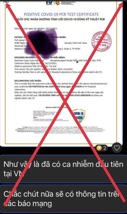 TP. Hồ Chí Minh bác thông tin có ca mắc biến thể Omicron gây bệnh Covid-19 TP. Hồ Chí Minh bác thông tin có ca mắc biến thể Omicron gây bệnh Covid-19