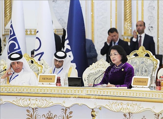 hoat dong cua pho chu tich nuoc dang thi ngoc thinh tai thuong dinh cicatajikistan