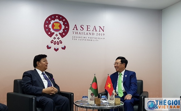 pho thu tuong pham binh minh gap song phuong voi ngoai truong an do va bangladesh tai amm 52