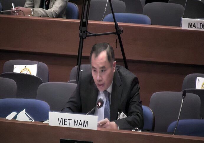 Đại sứ Phan Chí Thành phát biểu tại Hội nghị rà soát tình hình triển khai Thỏa thuận GCM