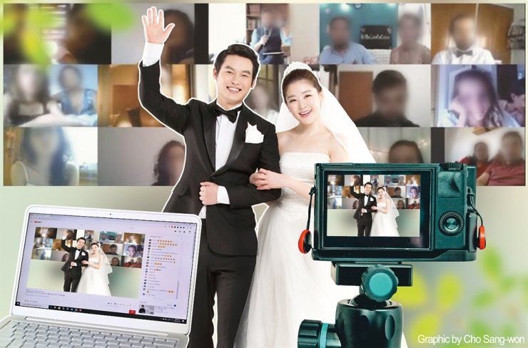 han quoc no ro xu huong so hoa dam cuoi dam tang de phong chong dai covid 19