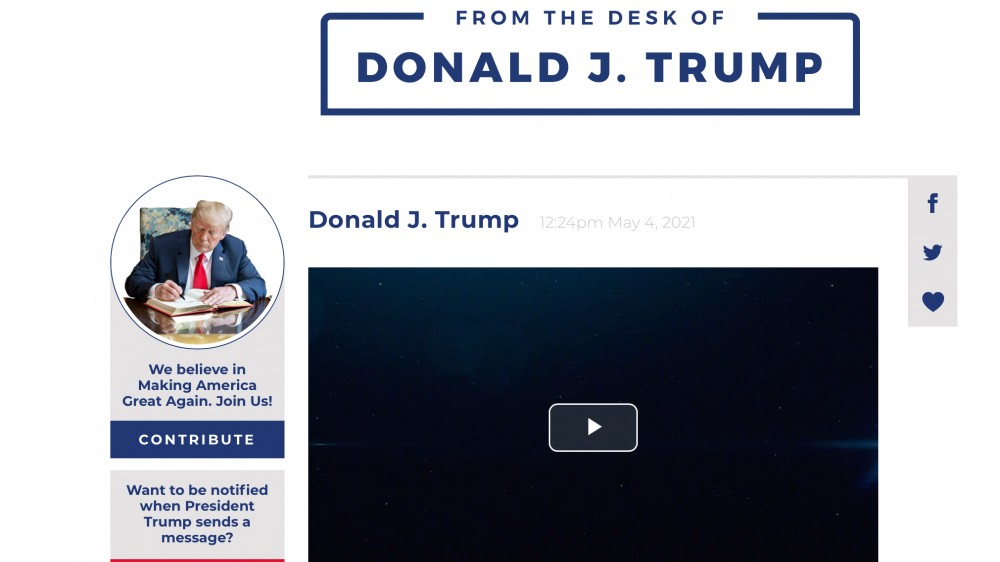 chang can facebook hay twitter cuu tong thong my donald trump ra mat nen tang truyen thong rieng