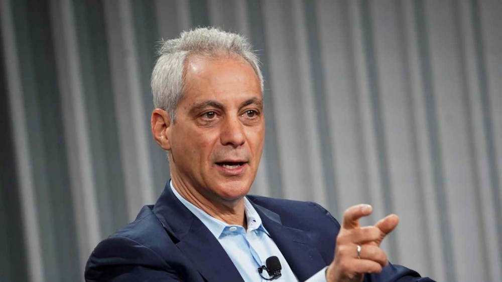 Rahm Emanuel, người dự kiến sẽ được bổ nhiệm làm đại sứ Hoa Kỳ tại Nhật Bản, là thị trưởng Chicago cho đến năm 2019. Trước đó, ông là Chánh văn phòng Nhà Trắng của Tổng thống Barack Obama. © Reuters Rahm Emanuel, người dự kiến sẽ được bổ nhiệm làm đại sứ Hoa Kỳ tại Nhật Bản, là thị trưởng Chicago cho đến năm 2019. Trước đó, ông là Chánh văn phòng Nhà Trắng của Tổng thống Barack Obama. © Reuters