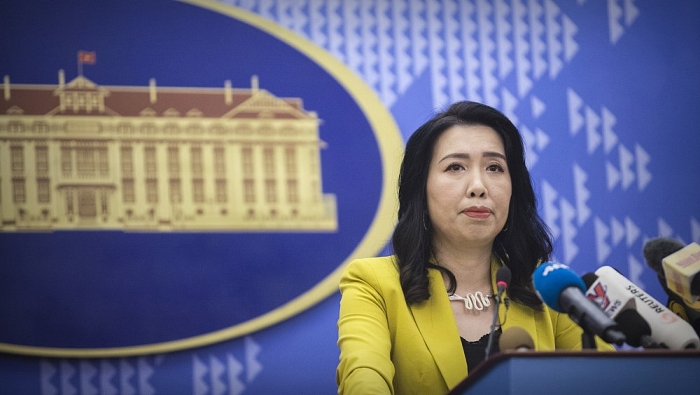 nguoi phat ngon le thi thu hang tra loi ve phe lieu nhap khau cua nuoc ngoai