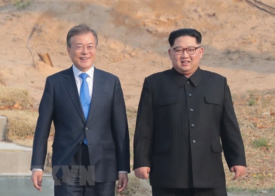 Cuộc gặp thượng đỉnh Hàn - Triều diễn ra vào tháng tới? kcna khang dinh cuoc gap thuong dinh trieu han dien ra vao thang toi