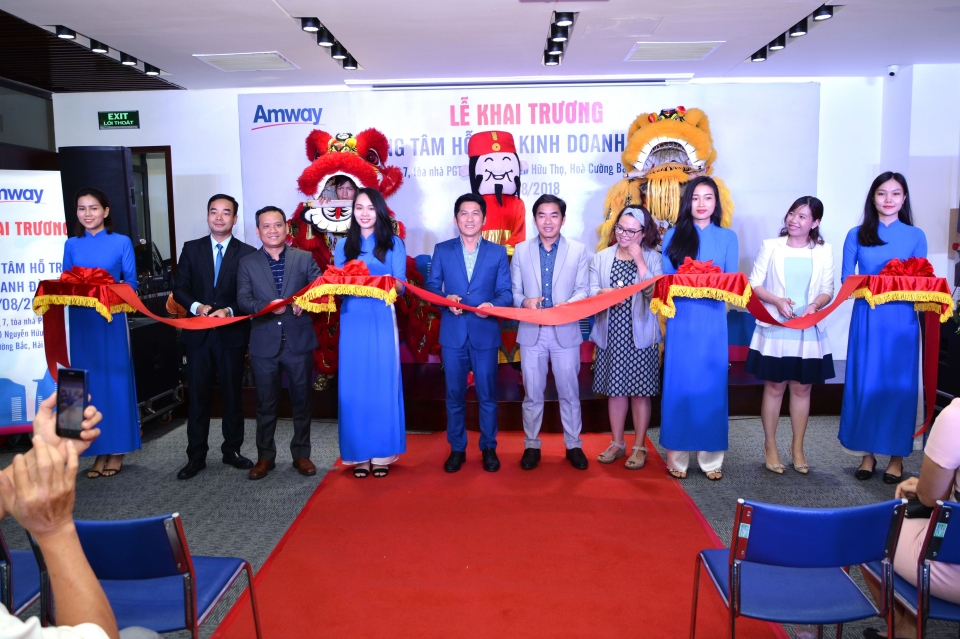 amway viet nam khai truong trung tam ho tro kinh doanh tai da nang