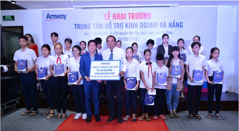 amway viet nam khai truong trung tam ho tro kinh doanh tai da nang
