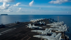 Mỹ điều nhóm tàu tác chiến sân bay USS Ronald Reagan đến Biển Đông lần thứ 2 trong năm