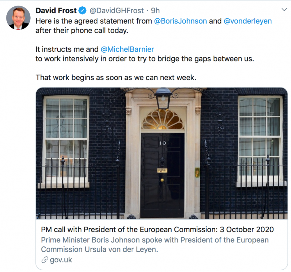 Hậu Brexit: Anh nỗ lực giải quyết bất đồng còn tồn đọng với EU