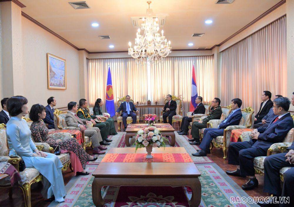 Đại sứ Việt Nam tại Thái Lan Phan Chí Thành chào xã giao Đại sứ các nước ASEAN