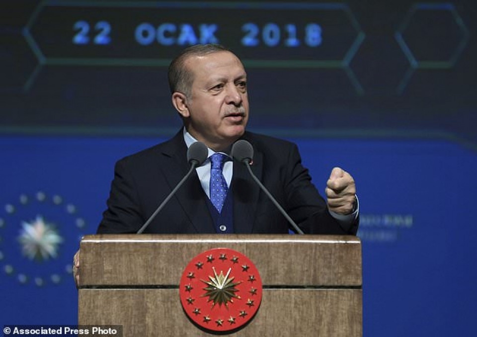 Thổ Nhĩ Kỳ khẳng định không “để mắt” tới vấn đề lãnh thổ Syria tho nhi ky khang dinh khong de mat toi van de lanh tho syria