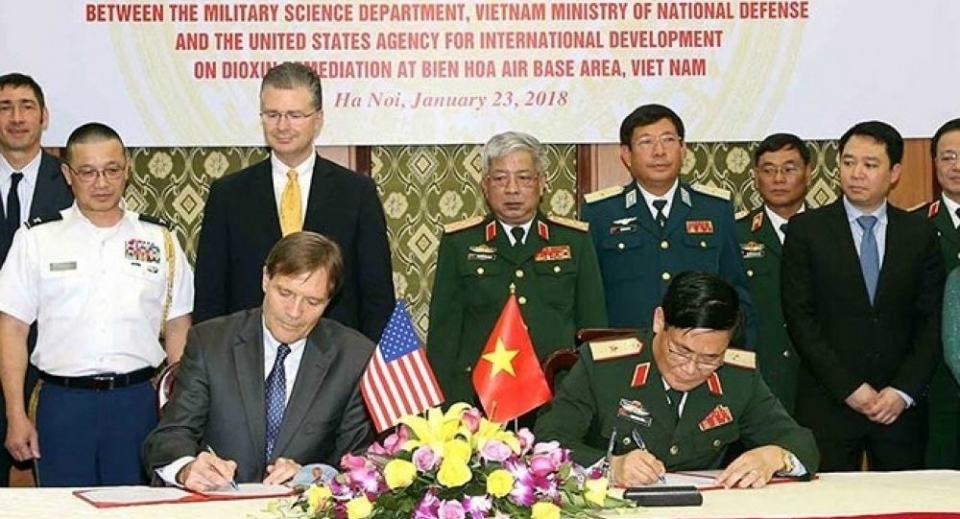 Hoa Kỳ và Việt Nam ký bản ghi nhận ý định để bắt đầu xử lý dioxin tại Biên Hòa hoa ky va viet nam ky ban ghi nhan y dinh de bat dau xu ly dioxin tai bien hoa