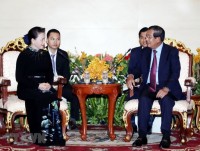 ​Chủ tịch Quốc hội Nguyễn Thị Kim Ngân hội kiến Thủ tướng Vương quốc Campuchia