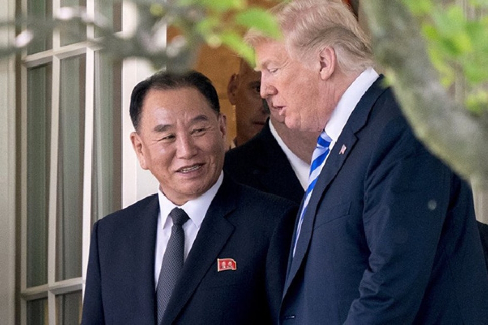 quan chuc cap cao trieu tien toi my ban ve hoi nghi thuong dinh lan hai