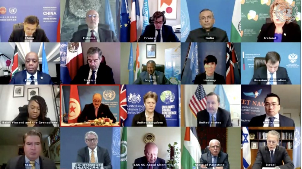 Hội đồng Bảo an thảo luận mở về tình hình Trung Đông, bao gồm vấn đề Palestine. (Nguồn: Phái đoàn đại diện thường trực Việt Nam tại LHQ)