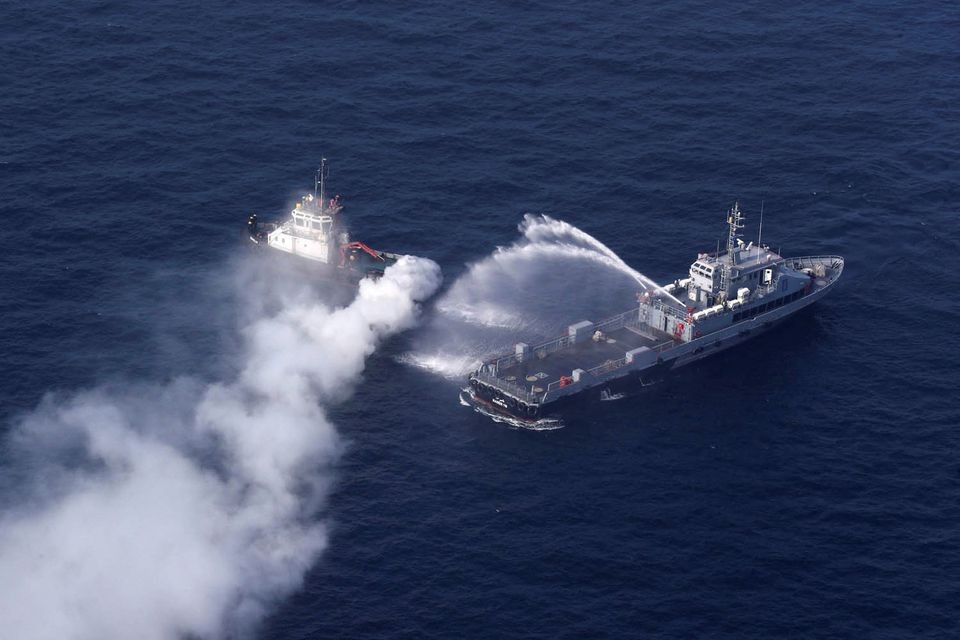Nga-Iran-Trung Quốc phô bày lực lượng trên biển rầm rộ. (Nguồn: Reuters)