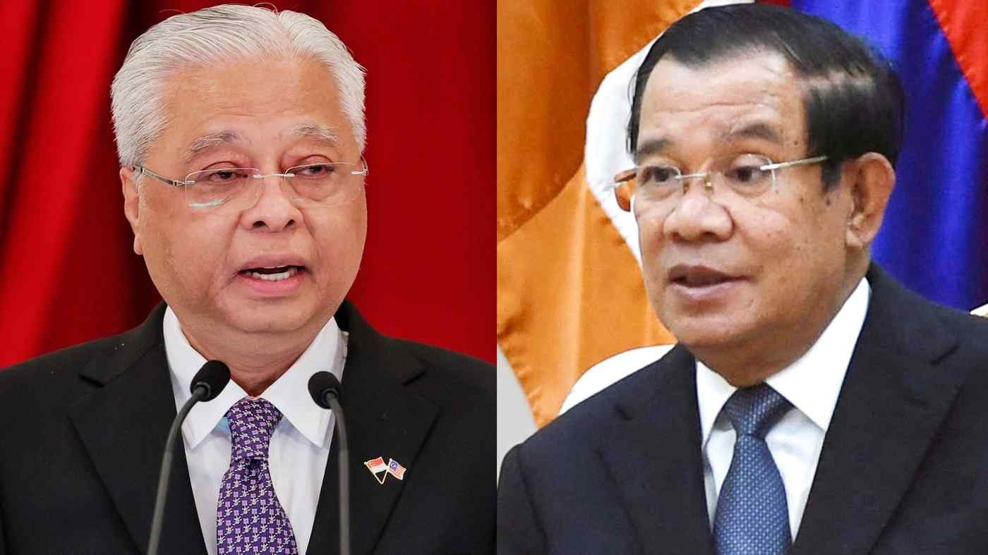 Các Thủ tướng Malaysia, Campuchia thảo luận về vấn đề Myanmar. (Nguồn: AP, Reuters)