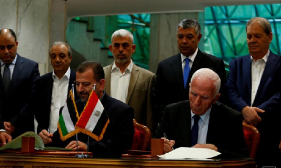 Phái đoàn Ai Cập tới Gaza theo dõi việc thực thi thỏa thuận hòa giải giữa Hamas và Fatah phai doan ai cap toi gaza theo doi viec thuc thi thoa thuan hoa giai giua hamas va fatah