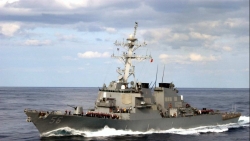 Chiến hạm Mỹ lần đầu đi qua Eo biển Đài Loan dưới thời Tổng thống Biden, Trung Quốc tố Washington cố ý gây căng thẳng