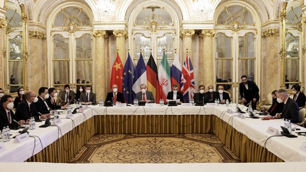 Một cuộc đàm phán hạt nhân Iran tại Vienna hồi tháng 12/2021. (Nguồn: THX)