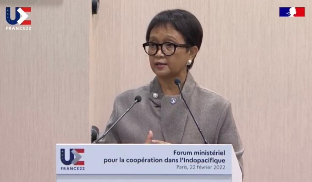 Ngoại trưởng Indonesia: Cạnh tranh ở Ấn Độ Dương-Thái Bình Dương là khó tránh. (Nguồn: Indonesia Mofa)
