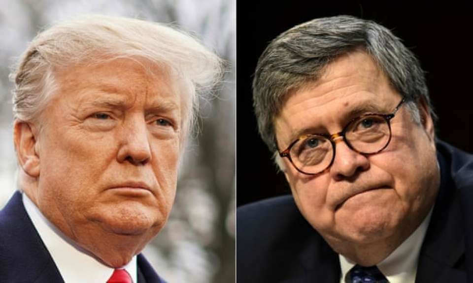 ket luan cua bo tu phap my khong co bang chung cho thay tong thong trump thong dong voi nga