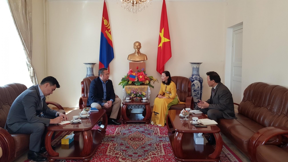 Tăng cường thúc đẩy thương mại, đầu tư Việt Nam - Mông Cổ tang cuong thuc day thuong mai dau tu viet nam mong co