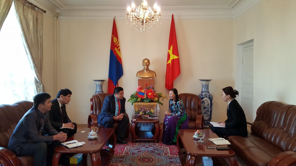 Tăng cường thúc đẩy thương mại, đầu tư Việt Nam - Mông Cổ tang cuong thuc day thuong mai dau tu viet nam mong co