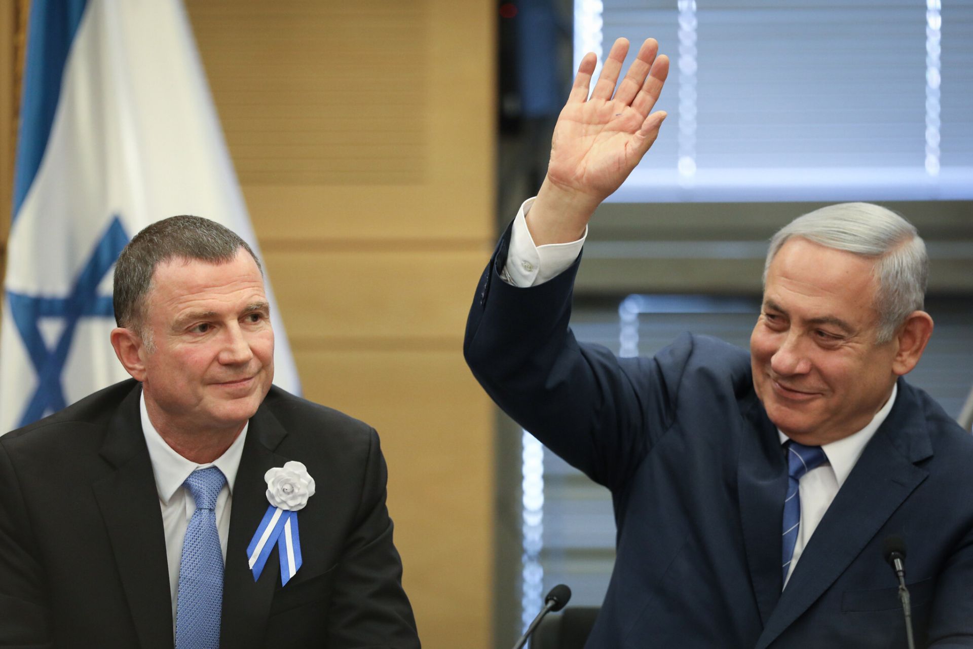 israel chu tich quoc hoi dong minh than can cua thu tuong netanyahu tu chuc