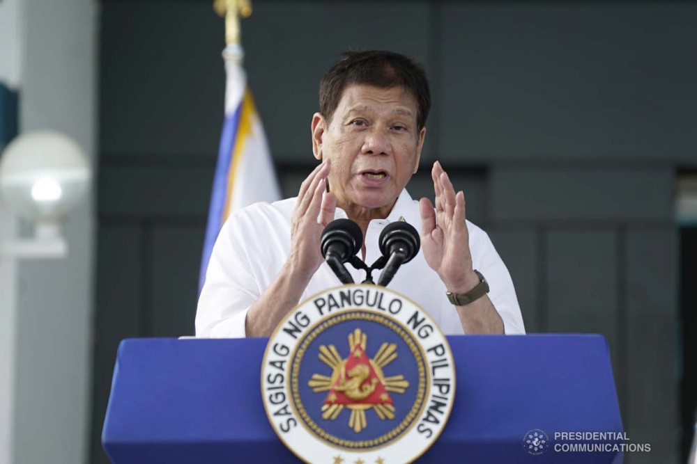 Dọa chấm dứt thỏa thuận với Mỹ, Tổng thống Duterte: 'Tôi đã đảm bảo với Trung Quốc không cho phép vũ khí hạt nhân Mỹ cất giữ ở Philippines'. (Nguồn: Presidental Communication)