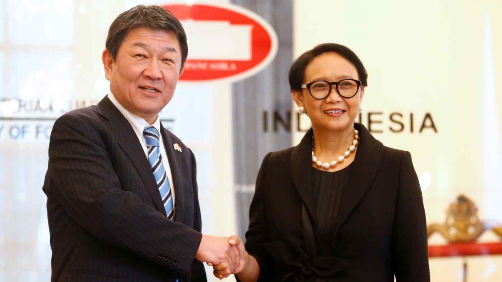 Sau Mỹ, đến lượt Indonesia chuẩn bị tiến hành đối thoại 2+2 với Nhật Bản. (Nguồn: Reuters)