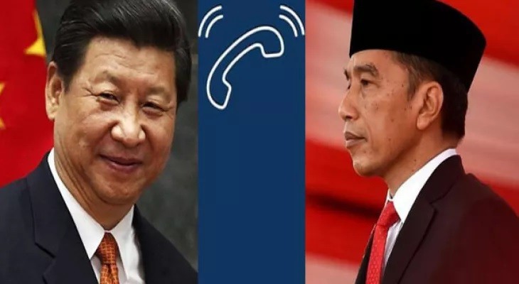 Lãnh đạo Indonesia, Trung Quốc điện đàm thúc đẩy hợp tác. (Nguồn: UNIindia)