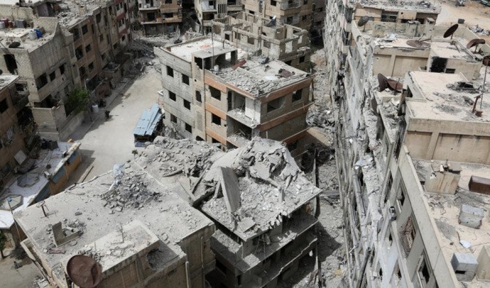 syria ra toi hau thu cho luc luong is gan damascus