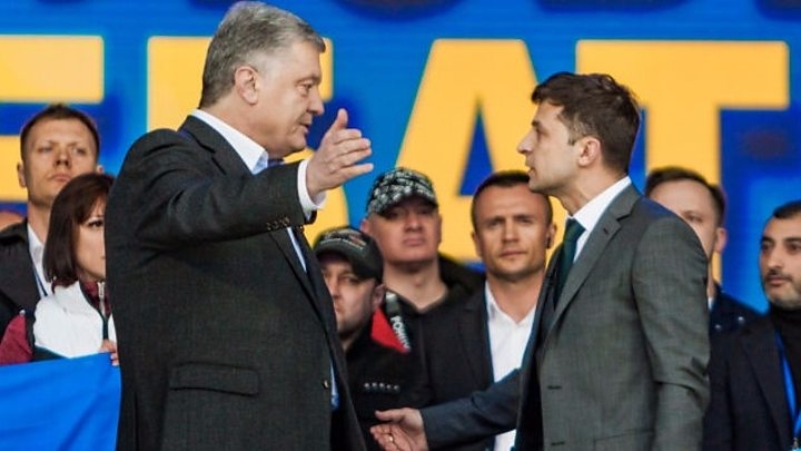 bau cu tong thong ukraine dien vien hai chien thang ap dao ong poroshenko thua nhan that bai