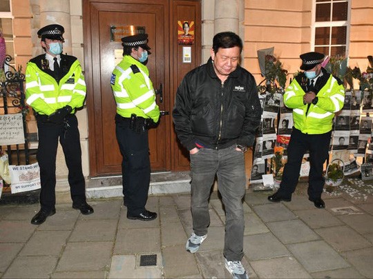 'Biến' lớn ở Đại sứ quán Myanmar tại London: Anh nói gì? (Nguồn: EPA)