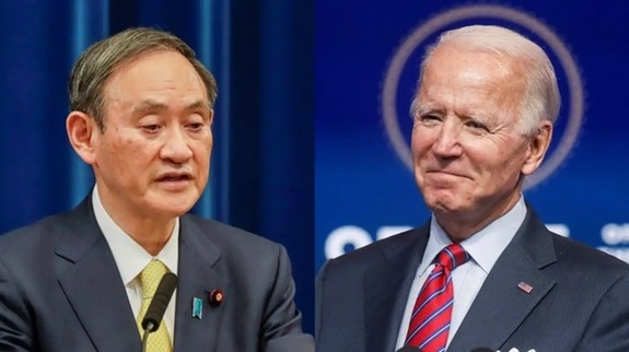 Thượng đỉnh Binde-Suga: Công bố nội dung Hội nghị, Mỹ mong chờ cùng Nhật ra tuyên bố chung về Đài Loan. (Nguồn: Reuters)