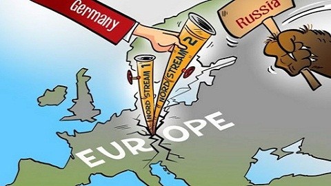 Dòng chảy phương Bắc bị cho 'lên bờ xuống ruộng', Tổng thống Nga Putin phải lên tiếng. (Nguồn: Politico) Dòng chảy phương Bắc bị cho 'lên bờ xuống ruộng', Tổng thống Nga Putin phải lên tiếng. (Nguồn: Politico)