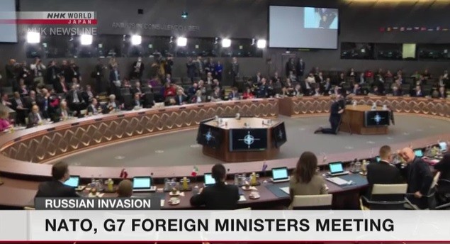 Ngoại trưởng G7 nhóm họp tìm chiêu thức mới đối phó Moscow, EU tính toán cấm vận dầu mỏ Nga Ngoại trưởng G7 nhóm họp tìm chiêu thức mới đối phó Moscow, EU tính toán cấm vận dầu mỏ Nga