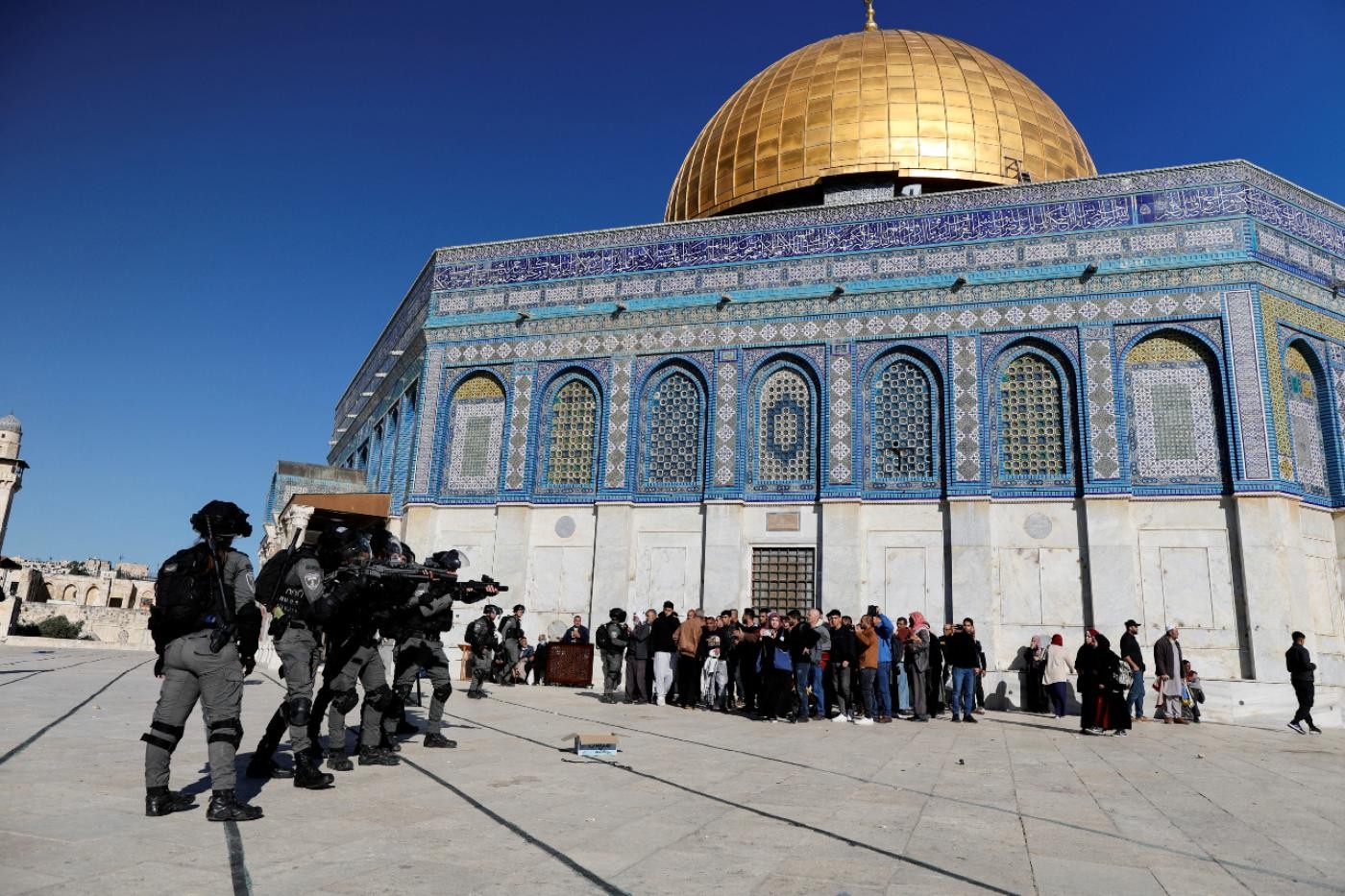Bạo lực nghiêm trọng ở thánh địa Jerusalem, Hội đồng Bảo an họp khẩn. (Nguồn: Reuters)