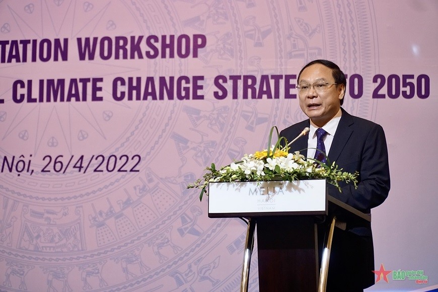 Việt Nam nỗ lực xây dựng Chiến lược quốc gia, chủ động ứng phó biến đổi khí hậu.  (Nguồn: QĐND)