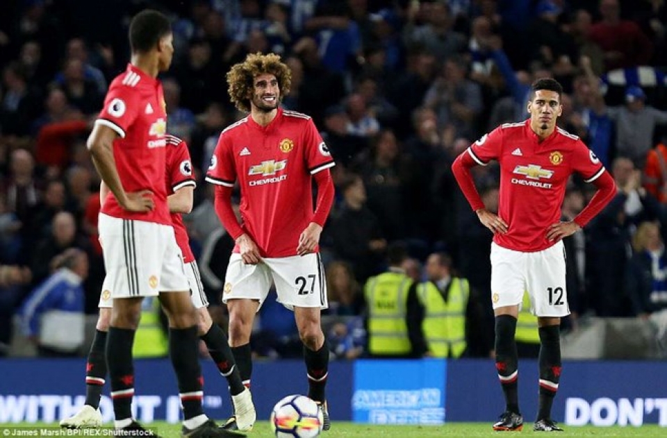 man united tai lap thanh tich te hai sau cu soc truoc brighton