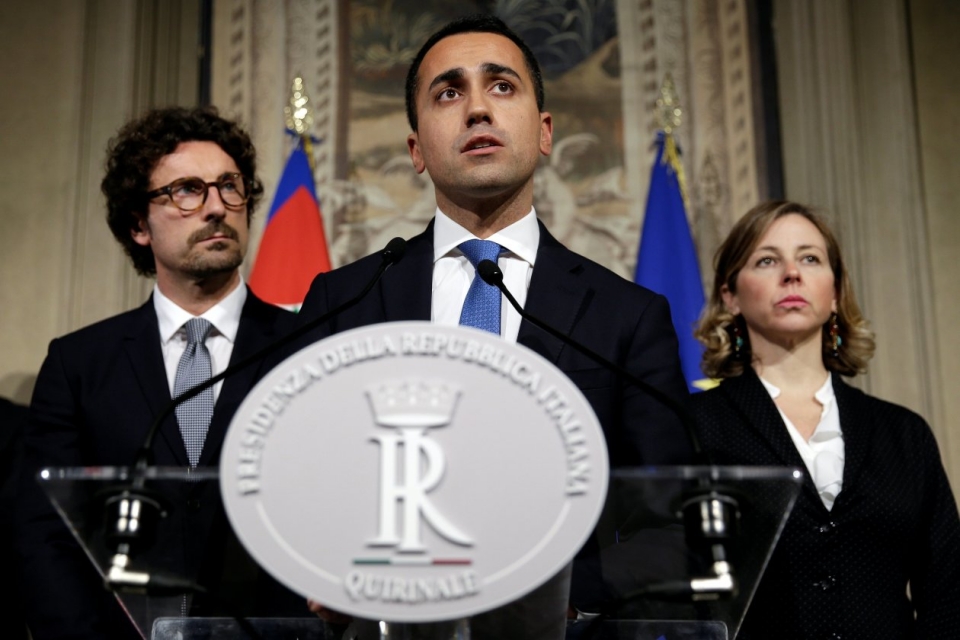 Italy: Đảng M5S và đảng Liên đoàn đạt thỏa thuận thành lập Chính phủ liên minh italy dang m5s va dang lien doan dat thoa thuan thanh lap chinh phu lien minh