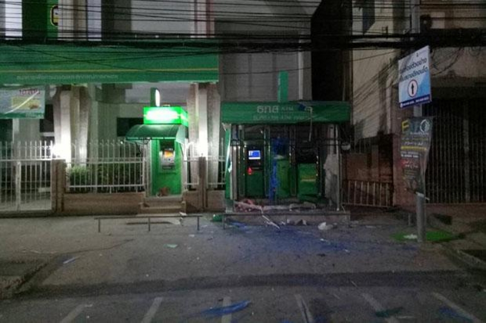 Đánh bom đồng loạt tại 4 tỉnh miền Nam Thái Lan thai lan danh bom dong loat tai nhieu dia diem o 4 tinh mien nam