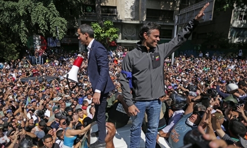 Venezuela ban bố lệnh bắt giữ chính trị gia đối lập Lopez venezuela ban bo lenh bat giu chinh tri gia doi lap lopez