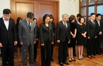 Đại sứ quán Việt Nam tại Mexico tổ chức lễ viếng và mở sổ tang nguyên Chủ tịch nước Lê Đức Anh